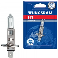 Автолампа H1 12V- 55W (P14,5s) (блистер 1шт) TUNGSRAM