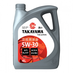 Takayama 5W30 API SL/СF 4л Моторное масло