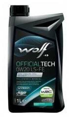 Wolf OFFICIALTECH 0W20 LS-FE Синт. Моторное масло 1л