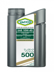 YACCO VX 500 10W40 п/синт. Моторное масло 1л