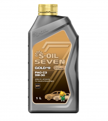 S-OIL 7 GOLD #9 PAO C3 5W30 Синт. Моторное масло 1л