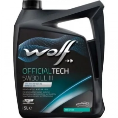 Wolf OFFICIALTECH 0W30 LL III FE Синт. Моторное масло 5л