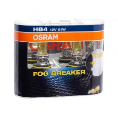 Автолампа HB4/9006 (51) P22D FOG BREAKER 2600K (евробокс,2шт) 12V OSRAM 9006FBR2(EURO)