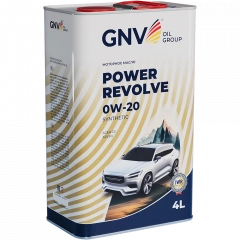 GNV Power Revolve 0W-20 Моторное масло 4л (металл)