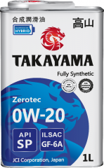 Takayama Zerotec 0W20 ILSAC GF-6A/API SP 1л Моторное масло (металл)