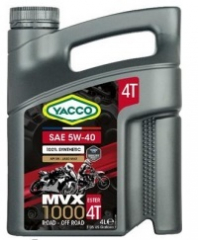 YACCO MVX 1000 4T 5W40 4л. Моторное масло