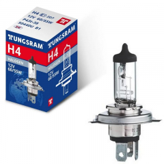 Автолампа H4 12V- 60/55W  (P43t) TUNGSRAM