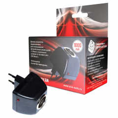 Сетевой адаптер (220-12v) 1000mAh AVS AD-22012A (43743)