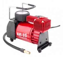 Компрессор автомобильный AUTOPROFI AK-35, металлический, 12V. 150W, 35л/мин, сумка, 1/6
