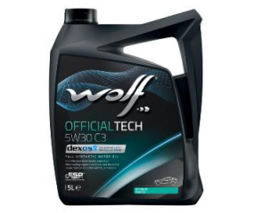 Wolf OFFICIALTECH 5W30 С3 Синт. Моторное масло 5л