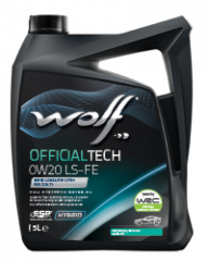 Wolf OFFICIALTECH 0W20 LS-FE Синт. Моторное масло 5л