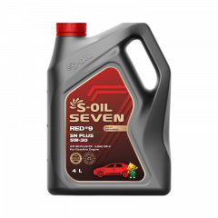 S-OIL 7 RED #9 SN PLUS 5W30 Синт. Моторное масло 4л