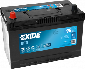 Аккумулятор EXIDE EL955 Start&Stop EFB 12V 95Ah 800A 306х173х220