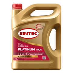 Sintec Platinum 7000 5W30 ACEA A3/B4 SL/CF 4л Моторное масло