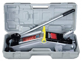 Домкрат гидравлический подкатной, 2т Low Profile, 85-330 мм + кейс// Matrix 51019