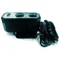 Разветвитель прикуривателя 12/24v (на 2 вых+USB) AVS CS212U