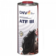 GNV ATF III  Жидкость для АКПП/ГУР 1л (металл)