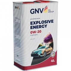 GNV EXPLOSIVE ENERGY SYNTHETIC 0W-20 Моторное масло 4л