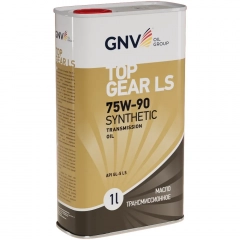 GNV Top Gear LS Synthetic 75W90  GL-5 Трансмиссионная жидкость 1л