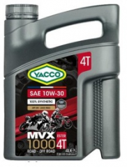 YACCO MVX 1000 4T 10W30 Ester 4л. Моторное масло