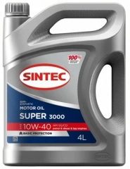 Sintec Super 3000 10W40 API SG/CD 4л Моторное масло