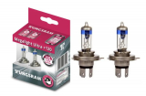 Автолампа H4 12V- 60/55W (P43t) (+120% света) Megalight Ultra +120 (п.уп.2шт) TUNGSRAM