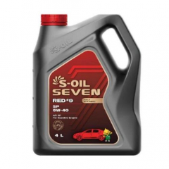 S-OIL 7 RED #9 SP 5W40 Синт. Моторное масло 4л