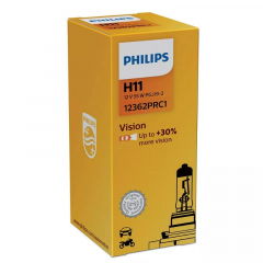 Автолампа H11 (55) PGJ19-2 Vision  12V PHILIPS 12362PR