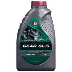Лукойл Gear 75W90 GL-5 1л Жидкость трансмиссионная