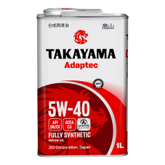 Takayama Adaptec 5W40 API SN/СF С3 1л Моторное масло (металл)