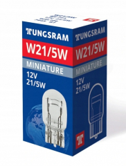 Автолампа W21/5W 12V-21/5W (W3x16q) TUNGSRAM