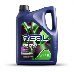 Real Premium 5W40 A3/B4 4л Моторное масло