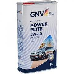 GNV Power Elite 5W30 Synthetic С2 Моторное масло 1л (металл)