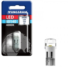 Автолампа W5W 12V-LED (W2,1x9,5d) 4000K 0,5W (бл.1шт) TUNGSRAM