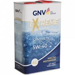 GNV Extreme 5W40 A3/B4 Моторное масло 4л (Металл)