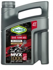 YACCO MVX 1000 4T 10W40 4л. Моторное масло