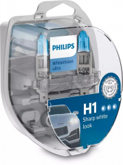 Автолампа H1 (55) P14.5s White Vision (2шт) 12V PHILIPS