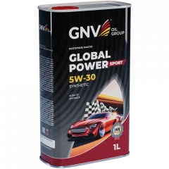 GNV Global Power Sport 5W30 Synthetic C3, SN/CF Моторное масло 1л (Металл)