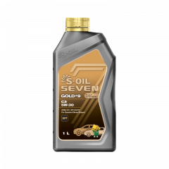 S-OIL 7 GOLD #9 C3 5W30 Синт. Моторное масло 1л
