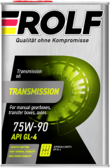 Rolf Transmission 75W90 API GL-4 4л Жидкость трансмиссионная (металл)