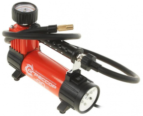 Компрессор автомобильный АГРЕССОР AGR-30L,12v 140w производ-сть 30л/мин,LED фонарь сумка, 1/6