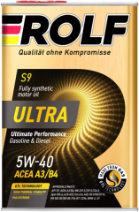 Rolf Ultra 5W40 ACEA A3/B4 4л Моторное масло (металл)