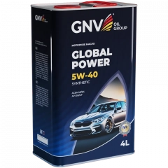 GNV Global Power 5W40 Synthetic A3/B4, SN/CF Моторное масло 4л