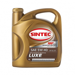 Sintec Luxe 5W40 API SL/CF 4л Моторное масло