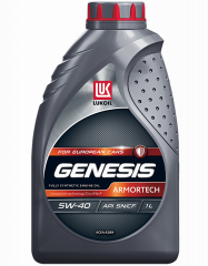 Лукойл Genesis Armortech 5W40 1л. Масло моторное