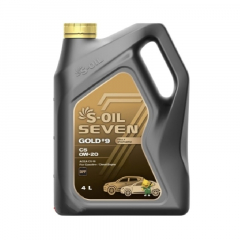 S-OIL 7 GOLD #9 C5 0W20 Синт. Моторное масло 4л