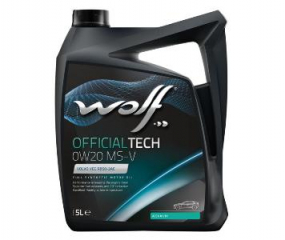 Wolf OFFICIALTECH 0W20 MS-V Синт. Моторное масло 5л
