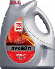 Лукойл Стандарт 15W40 5л Минеральное Моторное масло API SF/CC