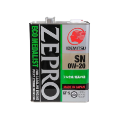 IDEMITSU ZEPRO ECO MEDALIST  0W20 SN/GF-5 4Л Мотор.масло