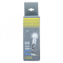 Ganz GIP06005 Автолампа H3 12V 55W PK22s